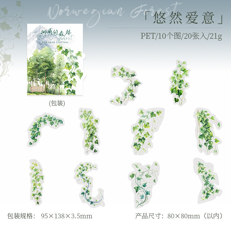 20-Pcs-Forest-Plant-PET-Stickers-NWDSL