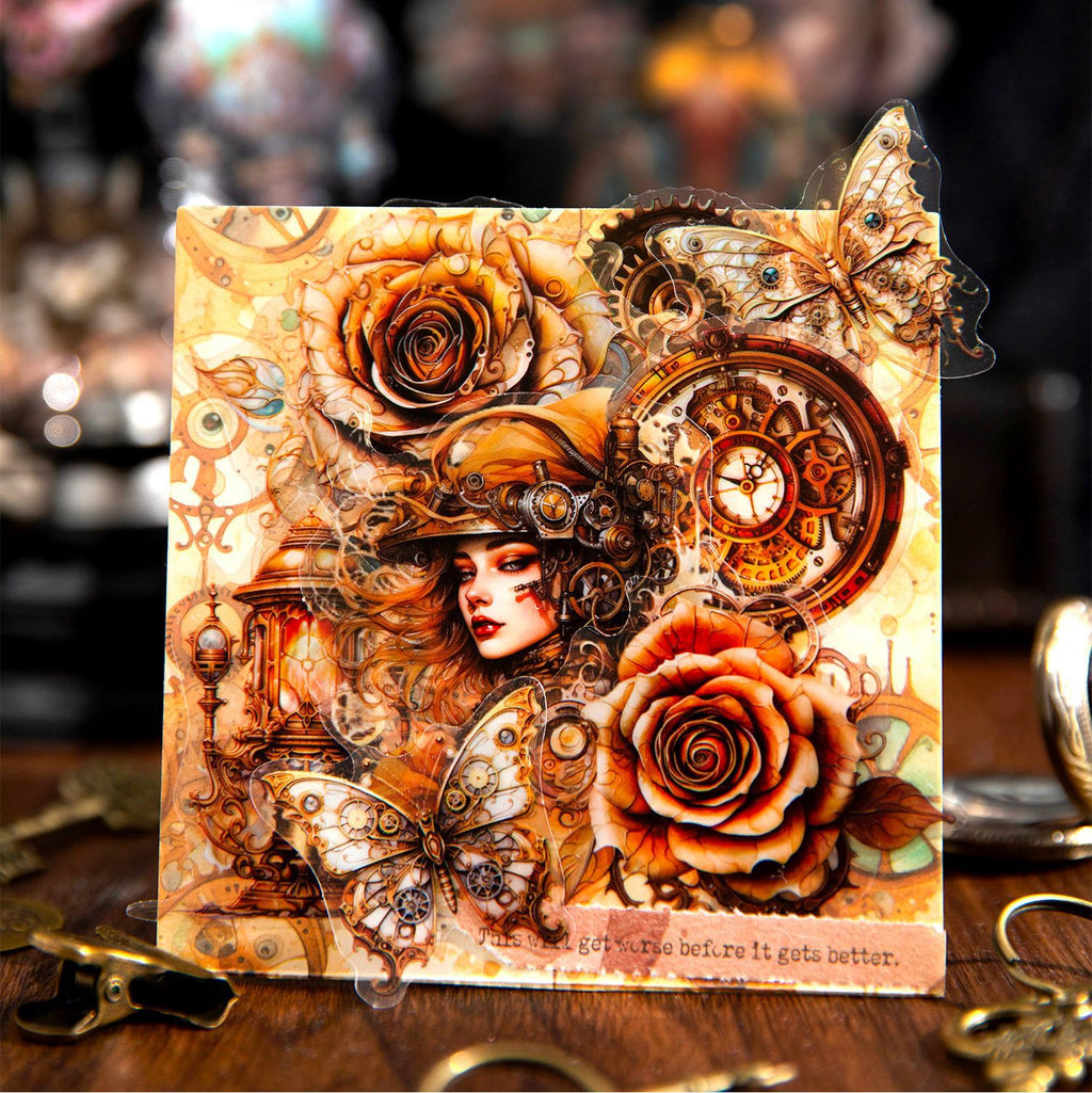 20 Pcs Old Time Stickers ZQGD