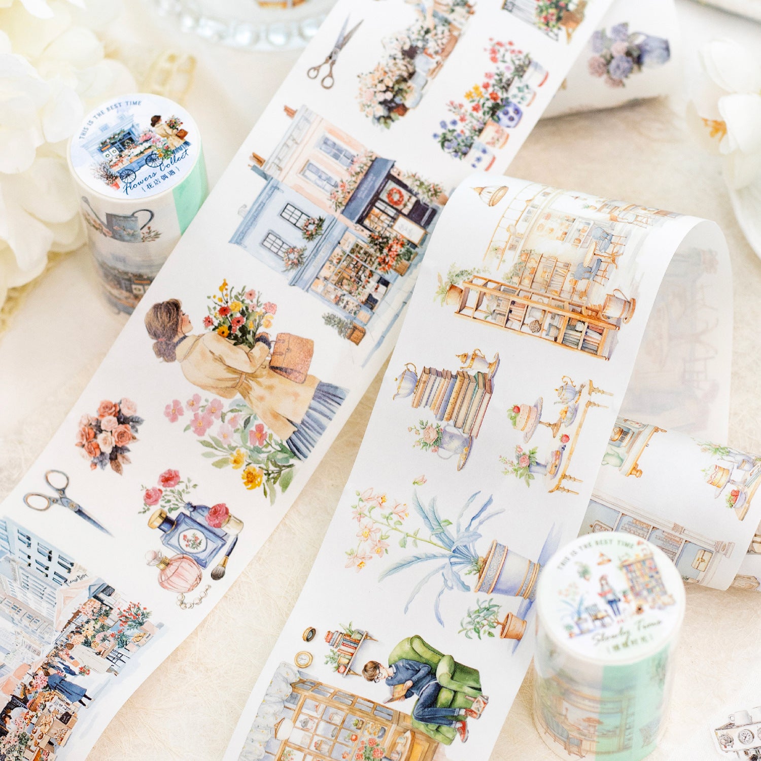 1 Roll Shop Store Washi Stickers Tape LSRC