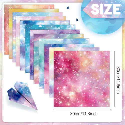 12 inch Fantasy Galaxy Scrapbook Paper Pad PAJ011