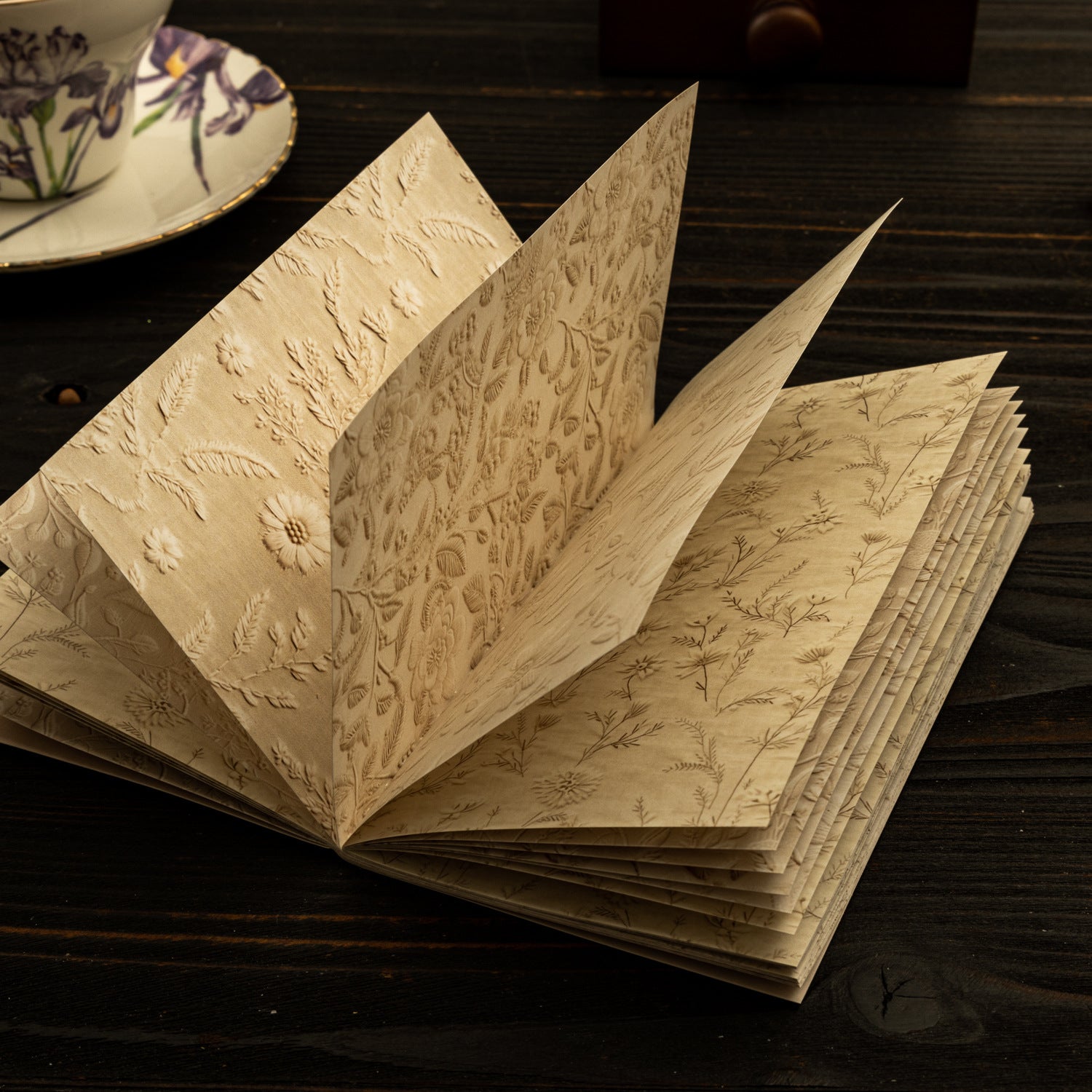 15 Sheets Vitnage Journal Notebook YBKFKS