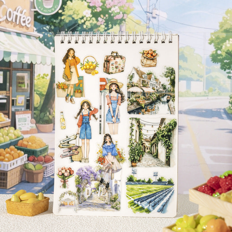 1 Roll Daily Life PET Stickers Tape RSGHS