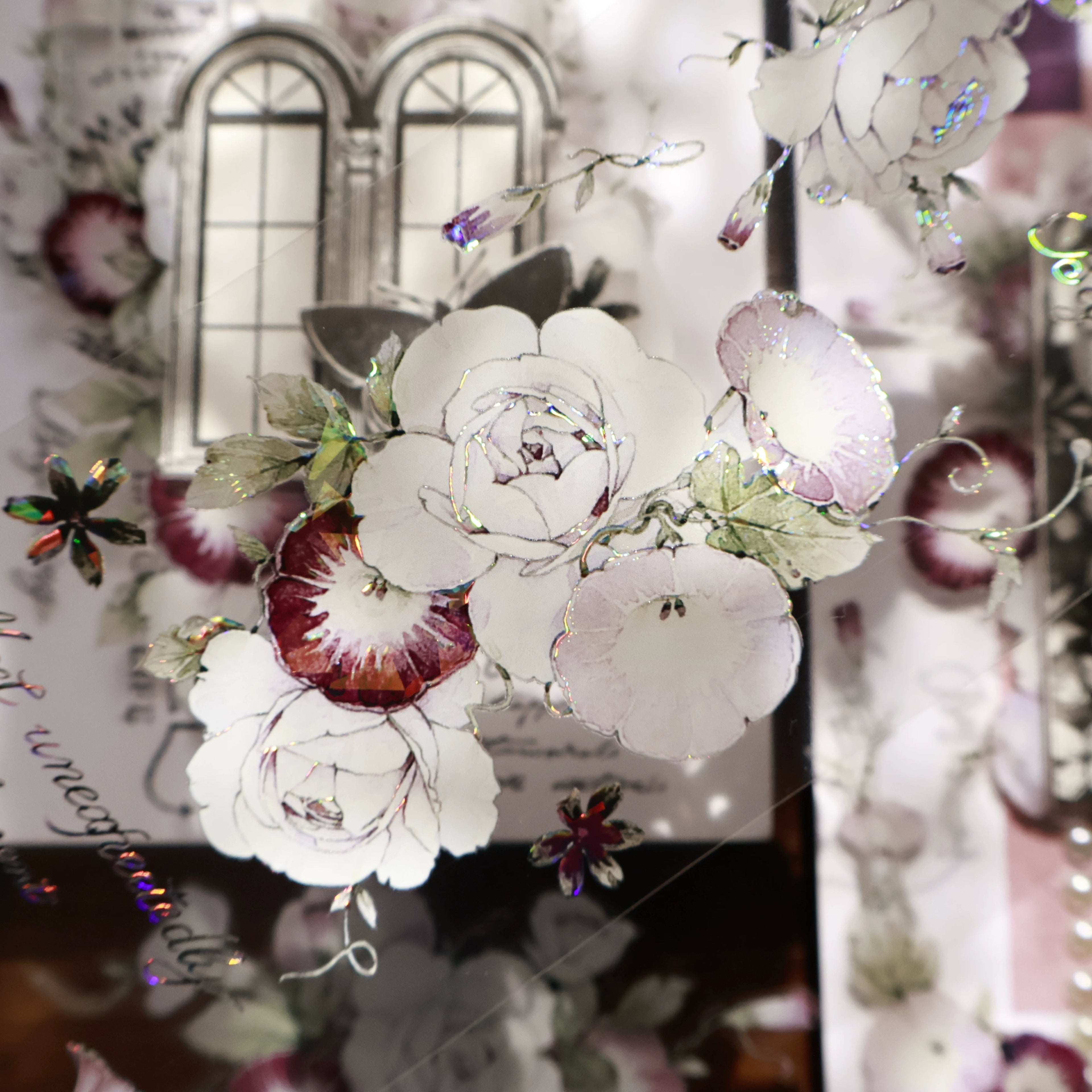 Floral Decorative Tape Rolls- Windowside Bloom
