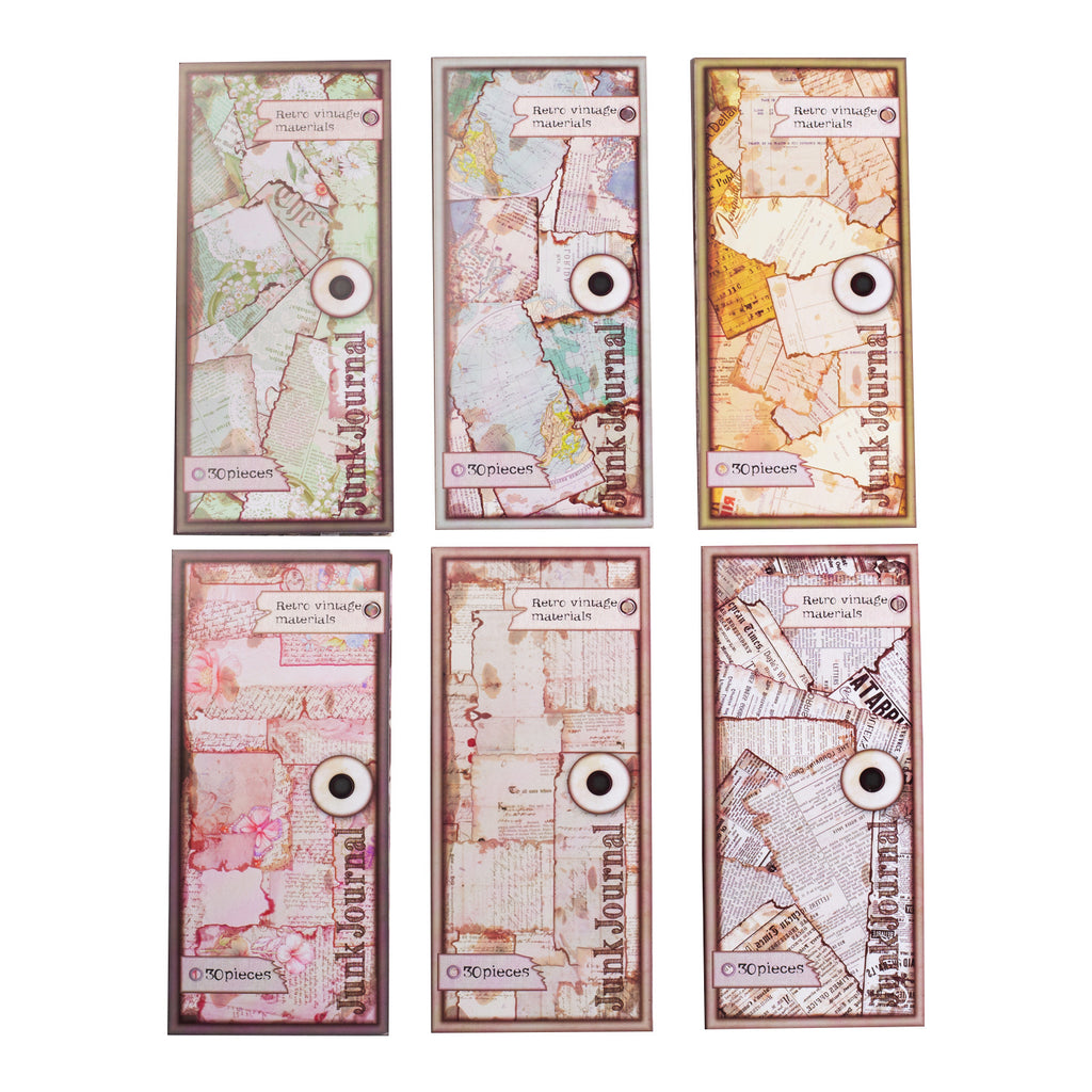 30 Pcs Vintage Scrapbook Paper JMSXL