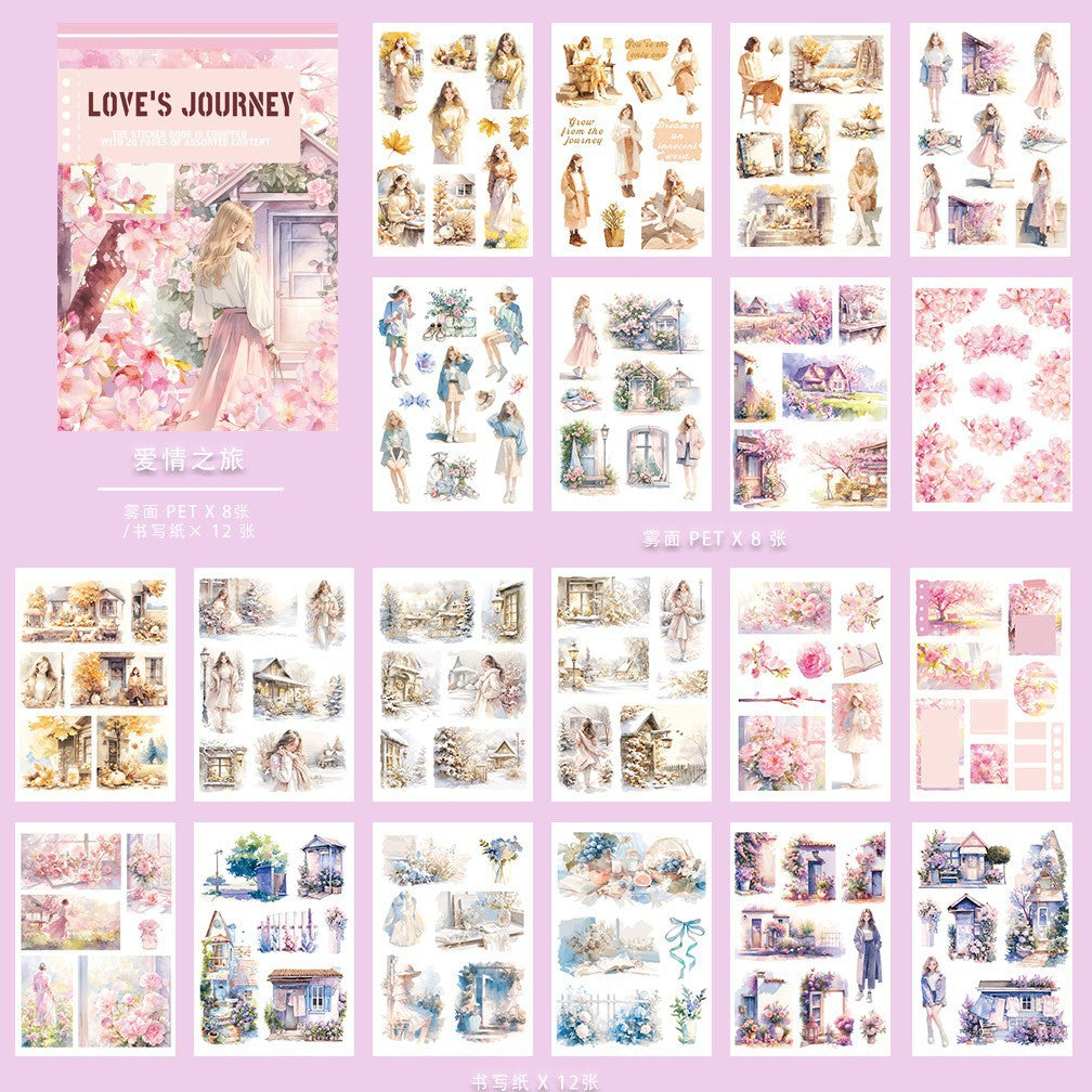 A5 Mixed Material Sticker Book TZH098