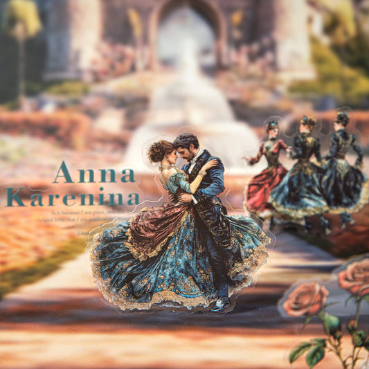 20 Pcs Literary Stories PET Stickers WXGS