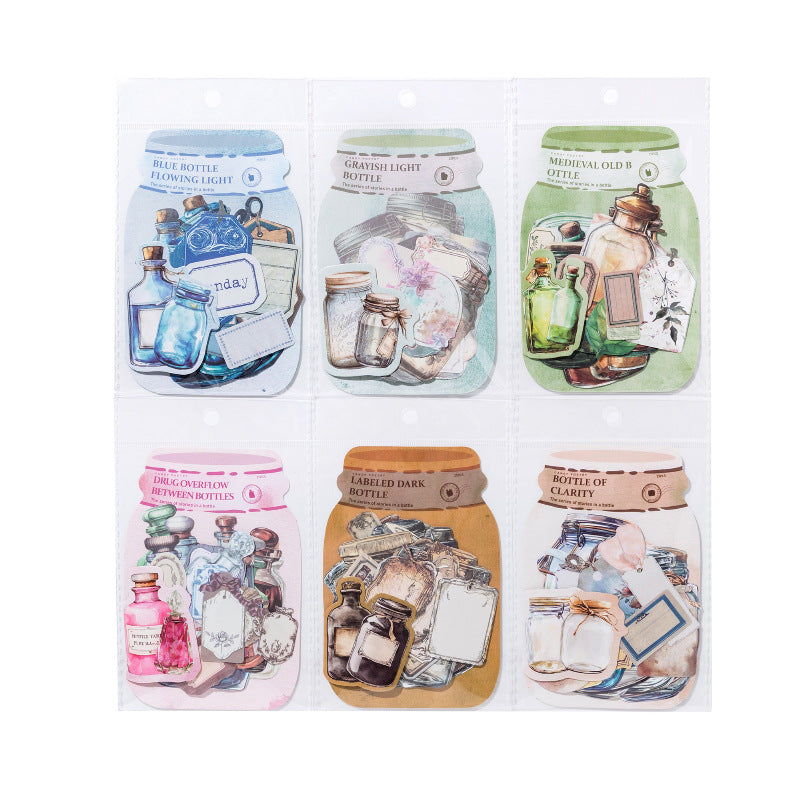 25 Pcs Bottle Themed Stickers PZGS