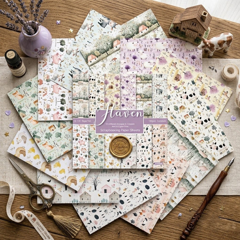 6 inch Scrapbook Paper Pad SKP035C