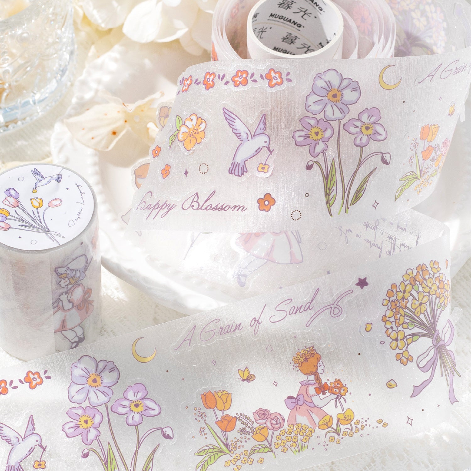 1 Roll Fairy Theme PET Sticker Tape BMTH