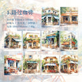 30 Pcs Shop Themed Scrapbook Paper QCJJ