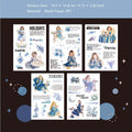 10 Sheets Fashion Girl Quote Stickers Book BLSN