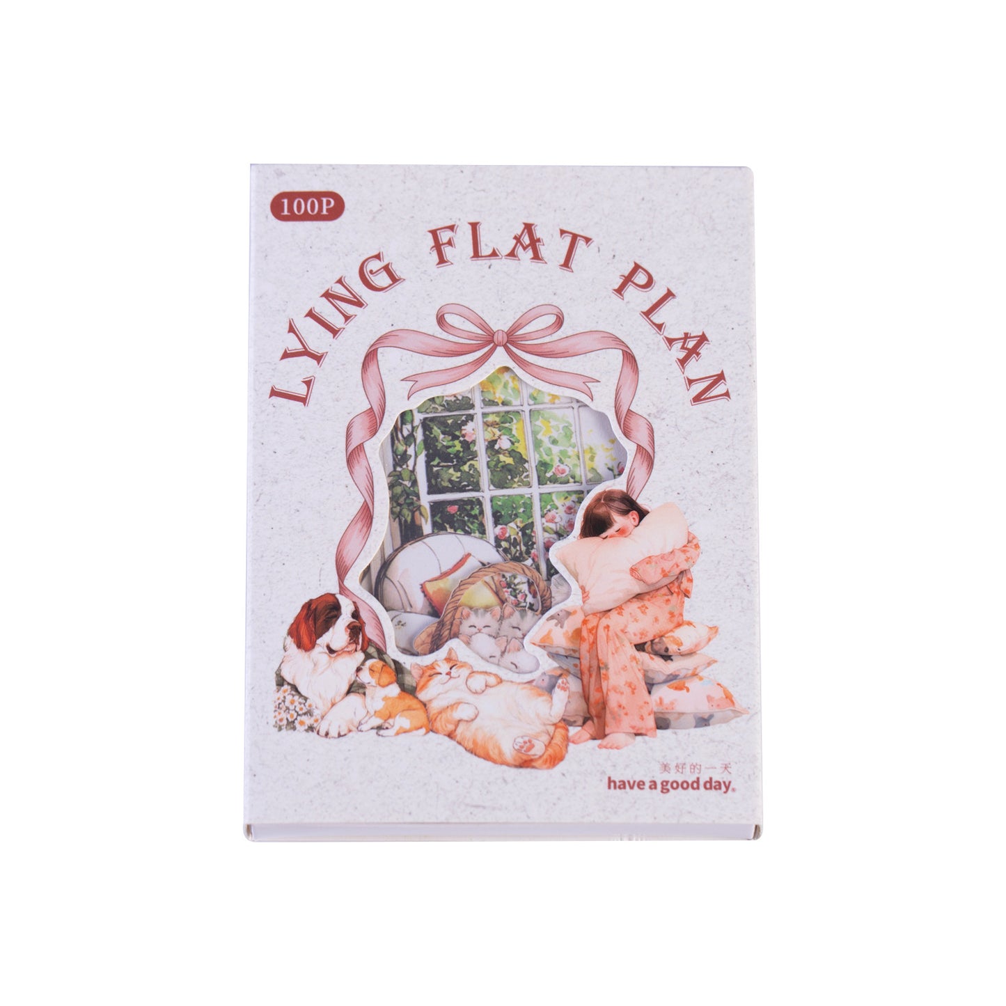 100 Pcs Home Girl PET Stickers TPJH