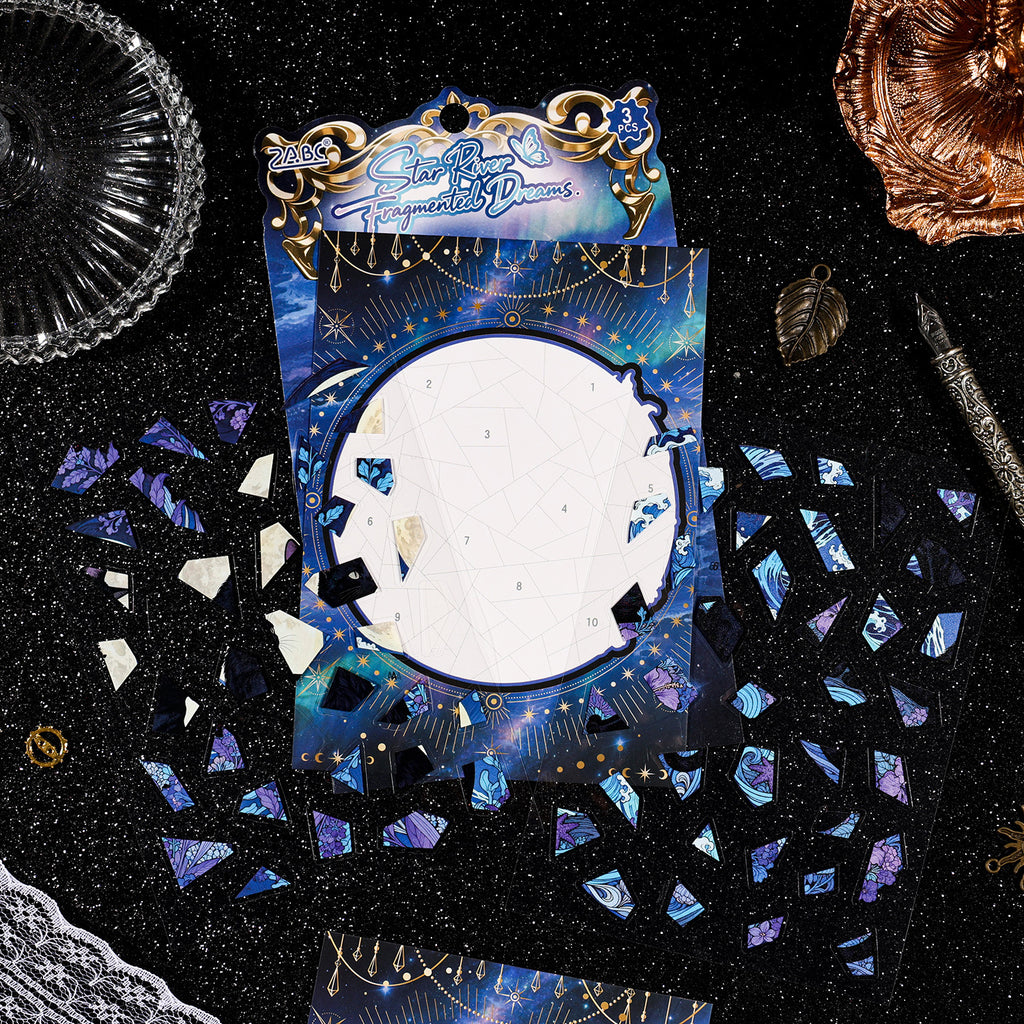 3 Sheets Cat Themed Puzzle Stickers XHSM