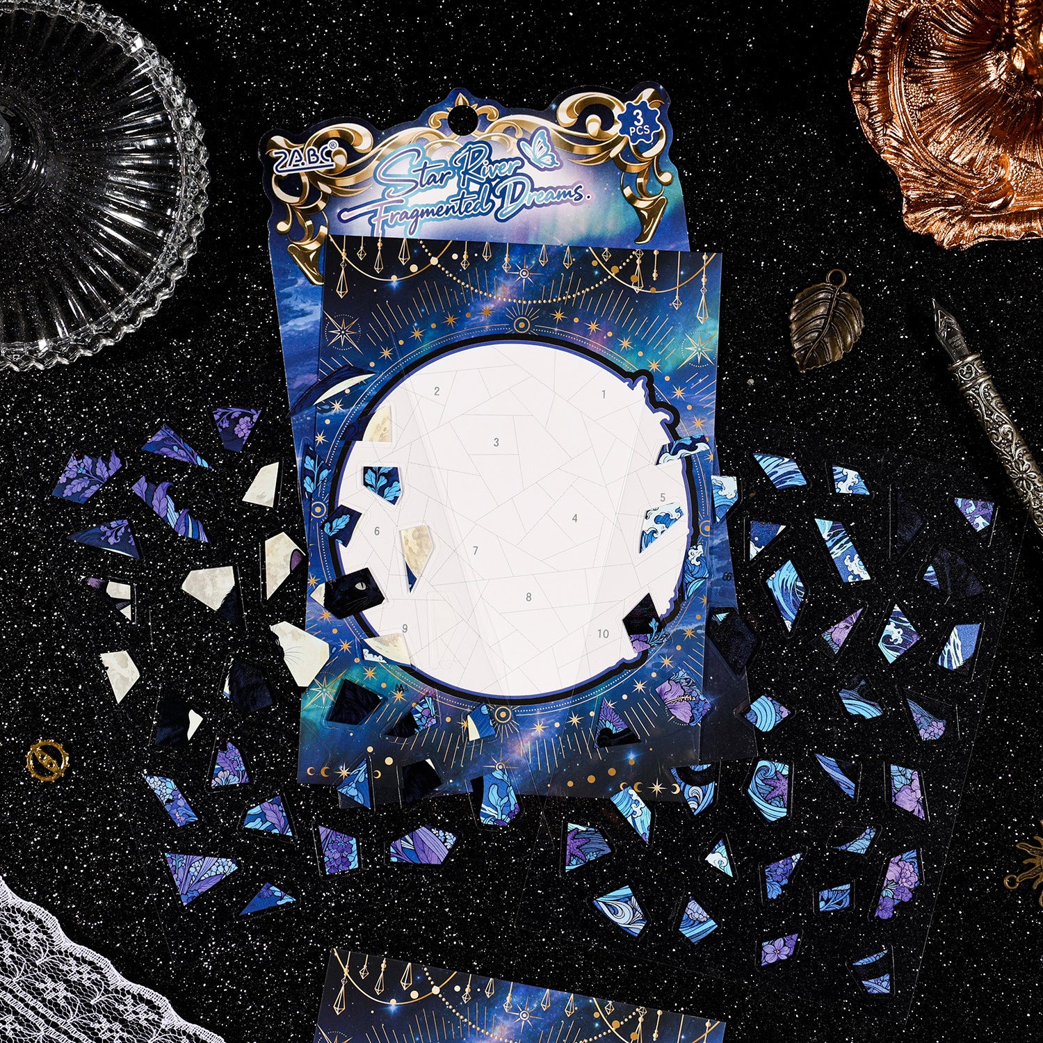 3 Sheets Cat Themed Puzzle Stickers XHSM