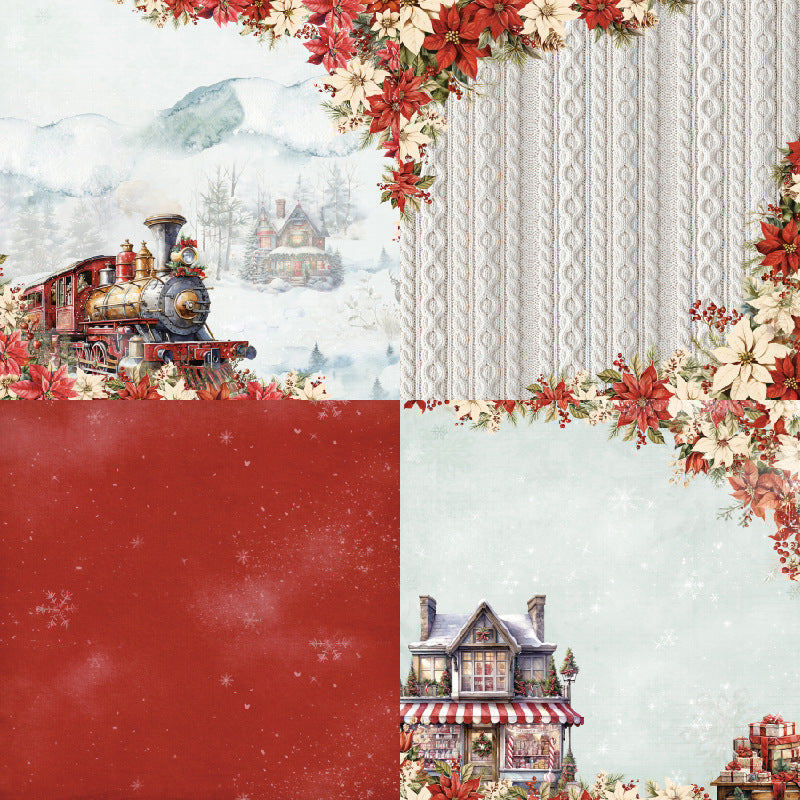 6 inch Christmas Scrapbook Paper Pad SKP562