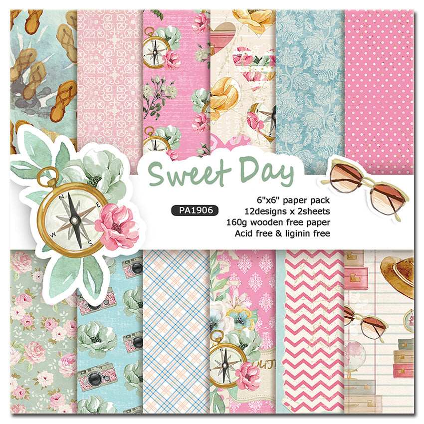 6 inch Scrapbook Paper Pad JYY6906