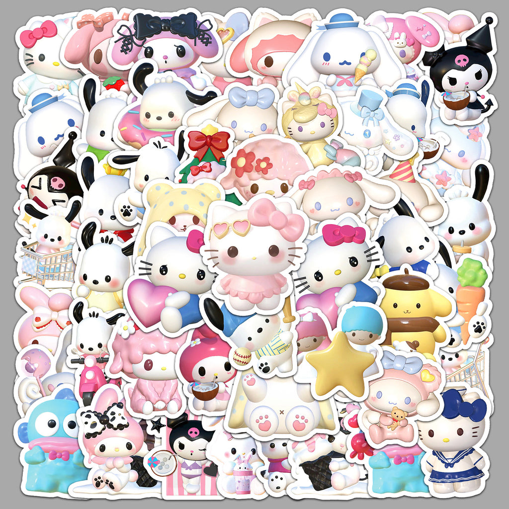 50Pcs Kawaii Waterproof Vinyl Stickers SRO126