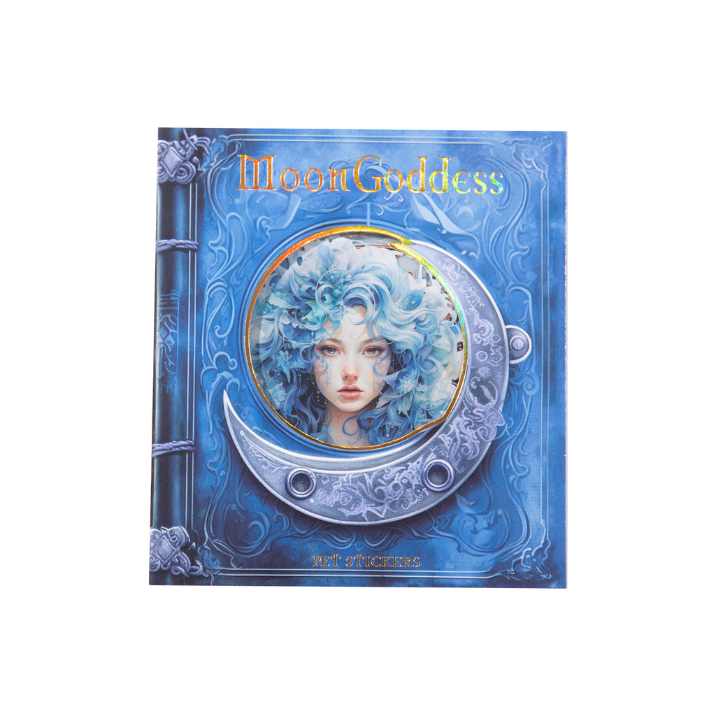 30 Pcs Moon Theme PET Stickers YLNS
