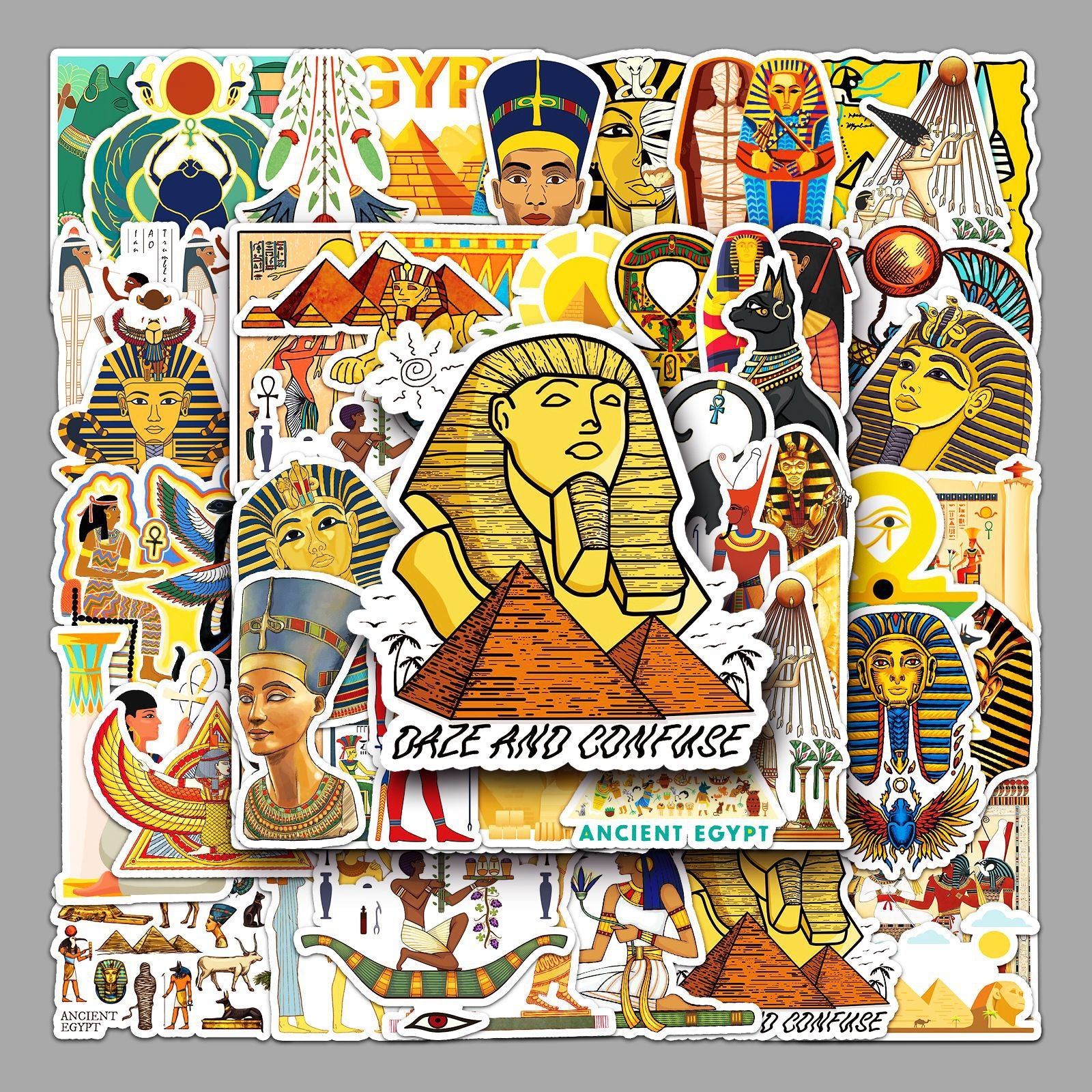 50Pcs Egypt Travel Vinyl Stickers TRV19