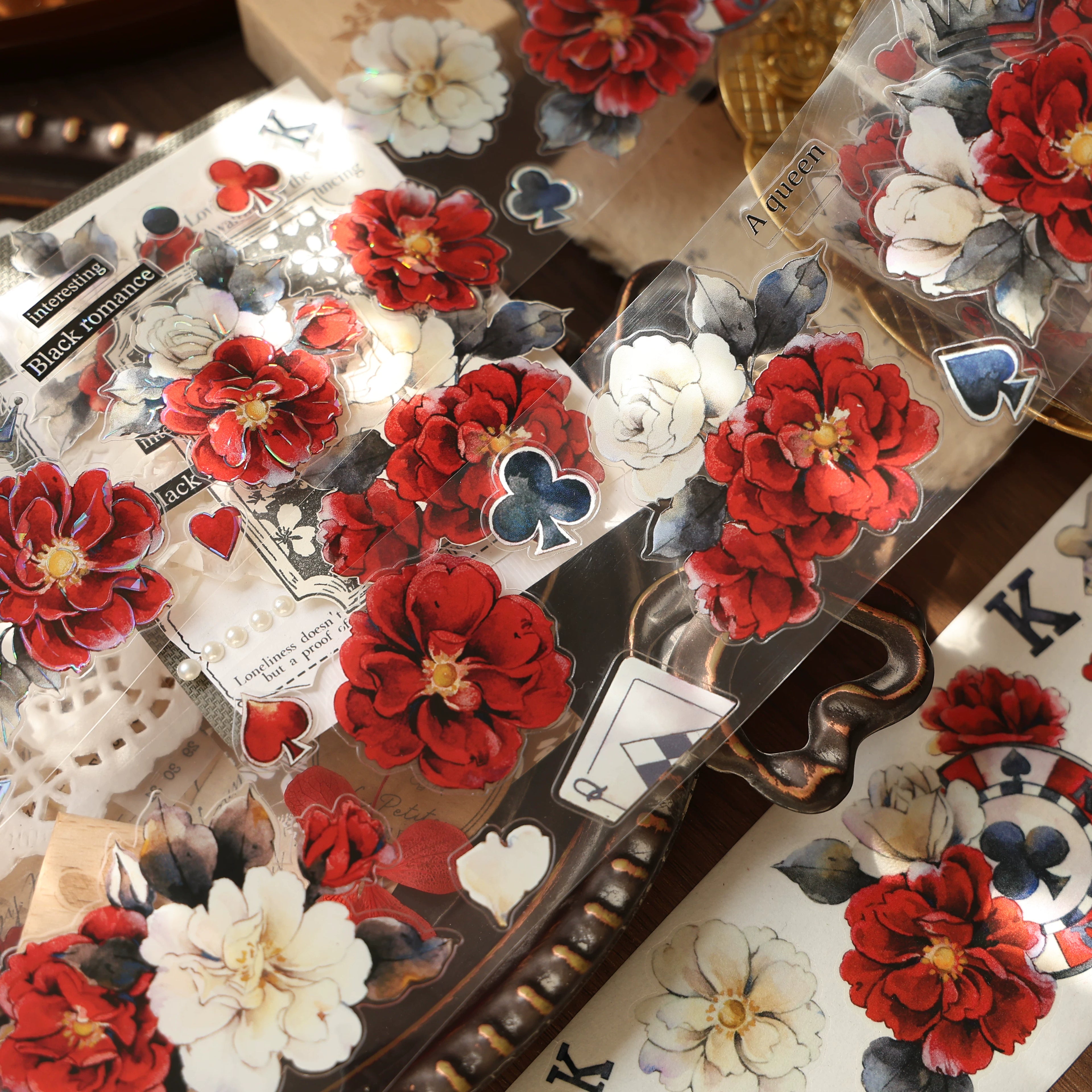 Floral Decorative Tape Rolls- Fortunate Chip