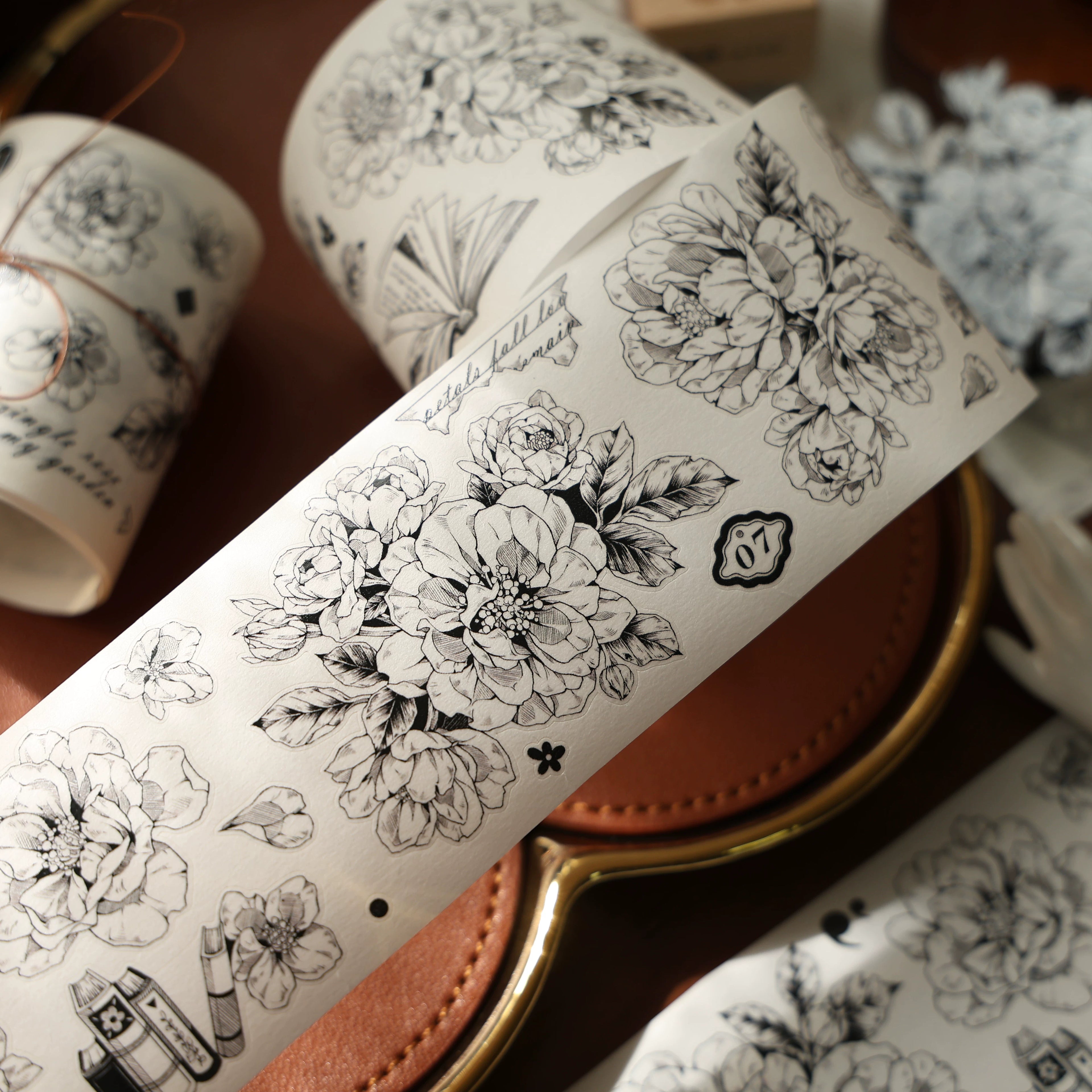 Floral Decorative Tape Rolls- Anthologia