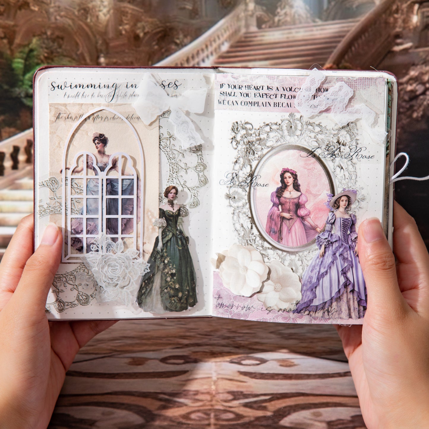 15 Pcs Vintage Party Lady Stickers NJYC