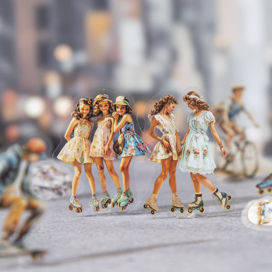 20 Pcs Childhood Theme PET Stickers TNSG