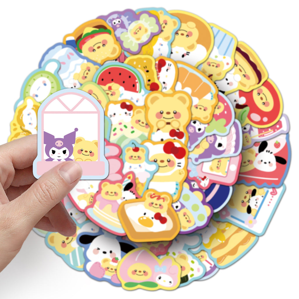 50Pcs Kawaii Waterproof Vinyl Stickers SRO109