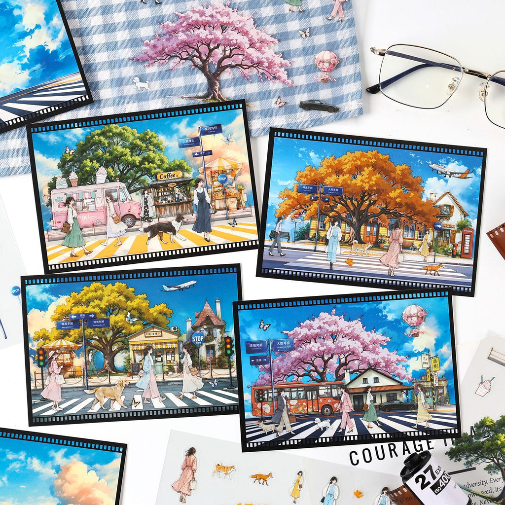 Seasonal Stree DIY Stickers Kit SGMY