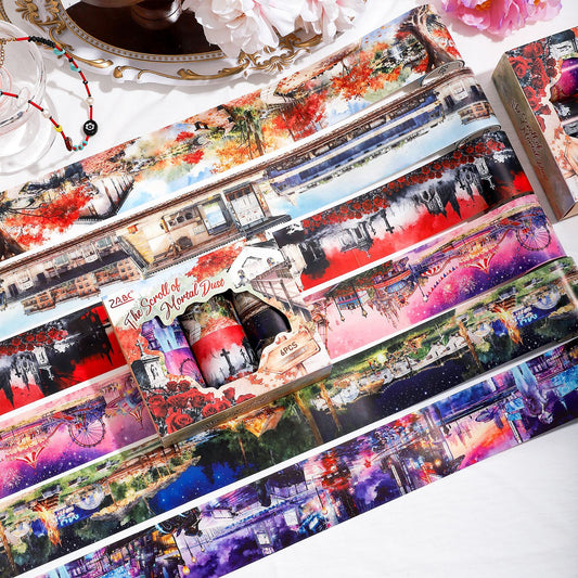 6 Rolls Landscape PET Tapes Set FSWHT