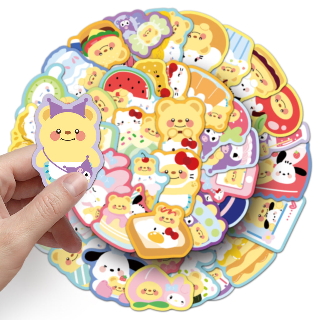 50Pcs Kawaii Waterproof Vinyl Stickers SRO109