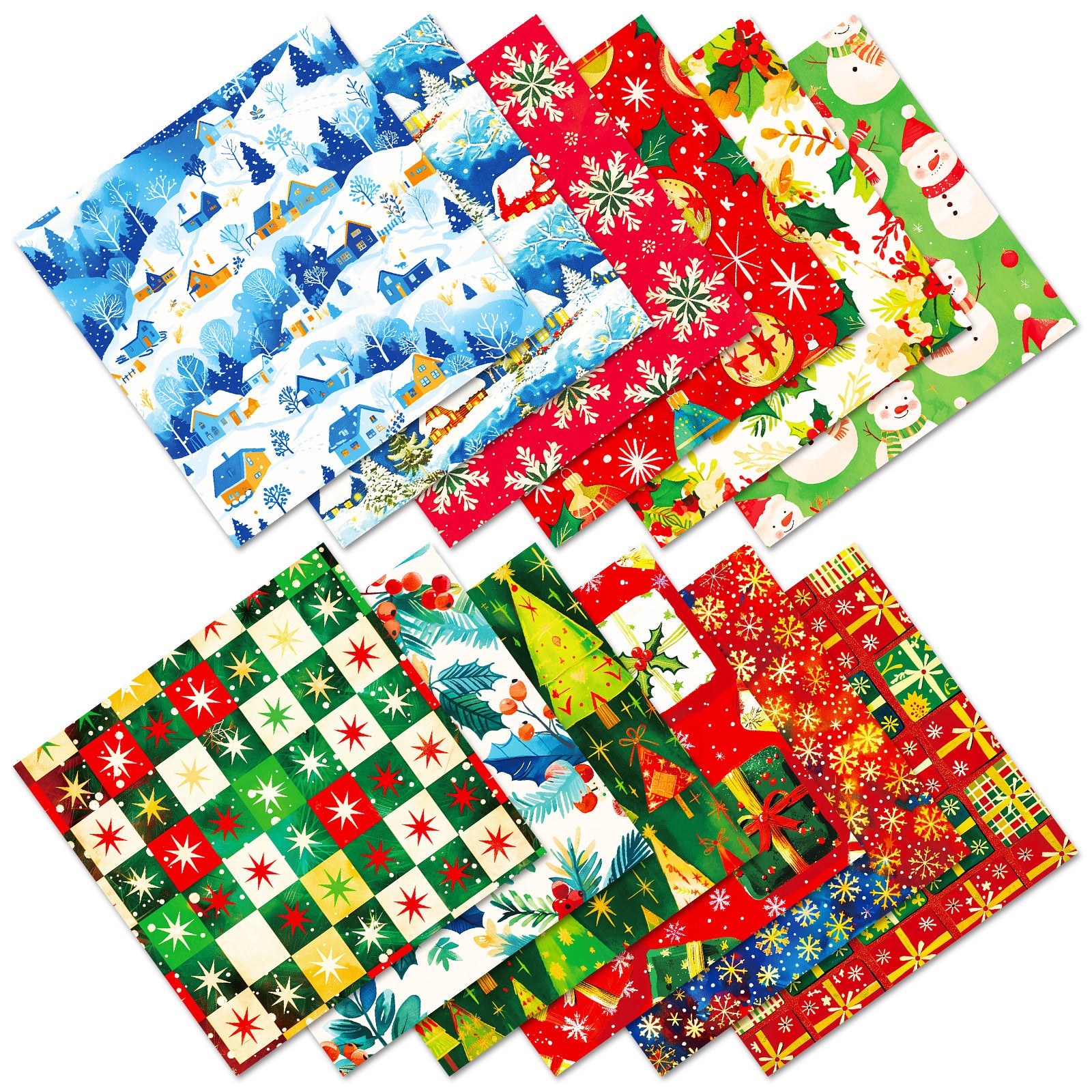 6 inch Christmas Scrapbook Paper Pad PA150