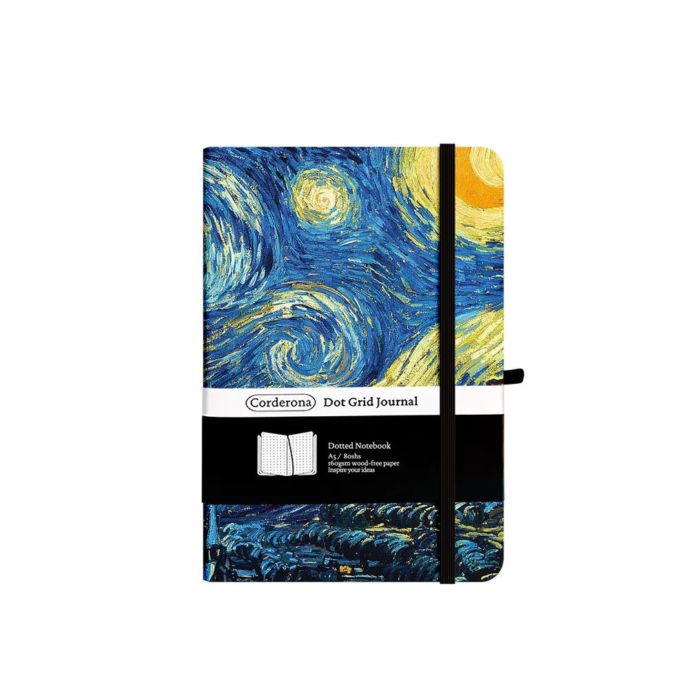Van Gogh Inspired A5  Notebook  - Starry Night