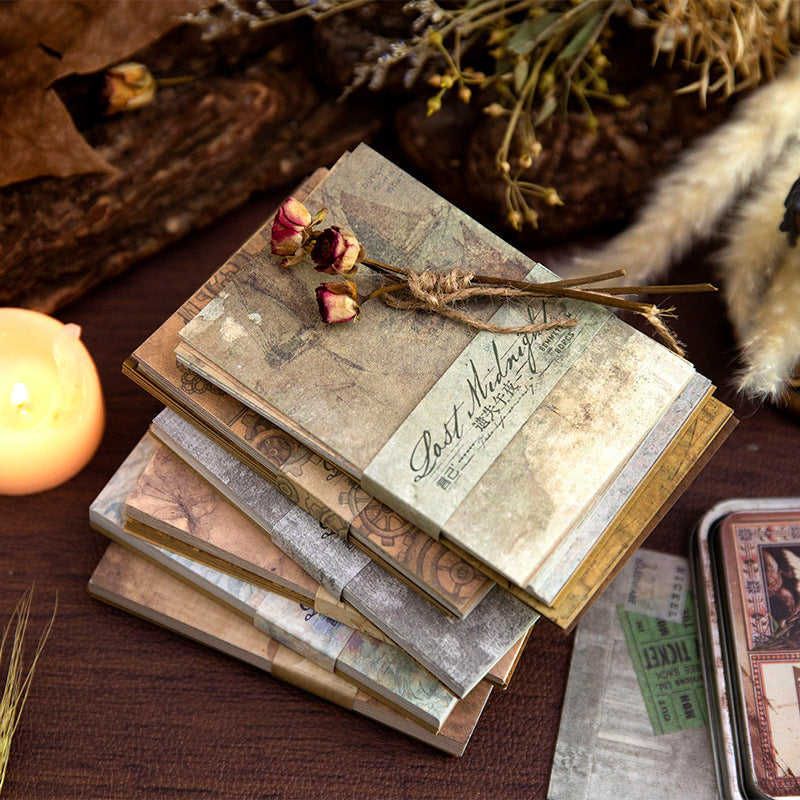 80 Pcs Vintage Scrapbook Paper YSWY