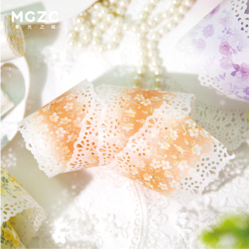 1 Roll Floral Cutout Lace Washi Tape LSHT