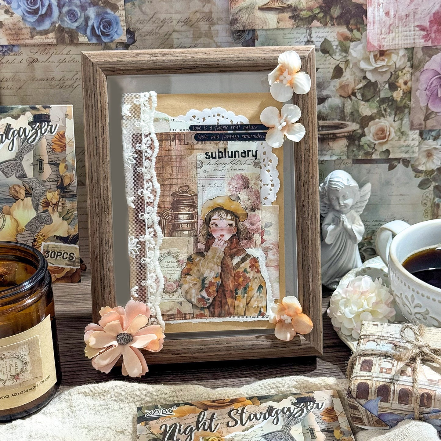 30 Sheets Vitntage Journal Paper JJCC