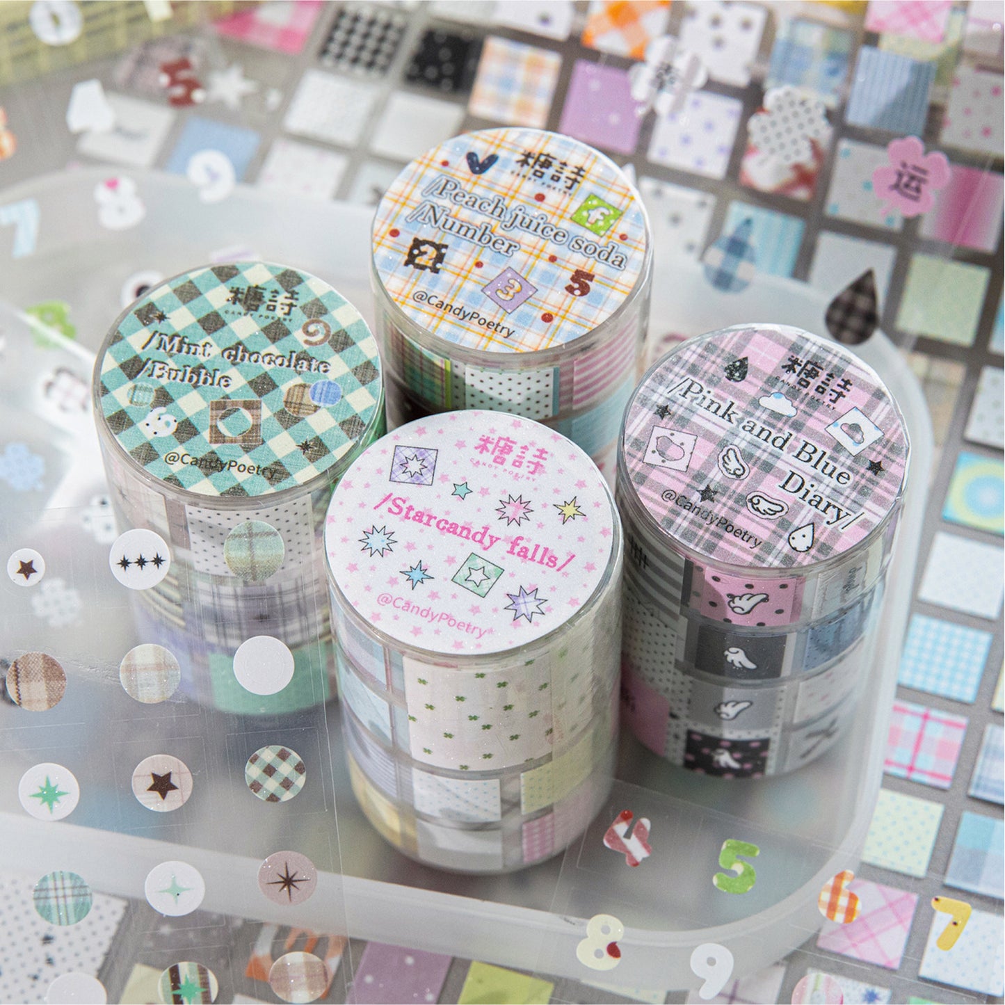 1 Roll Cute Planner Stickers Tape JCSCZ