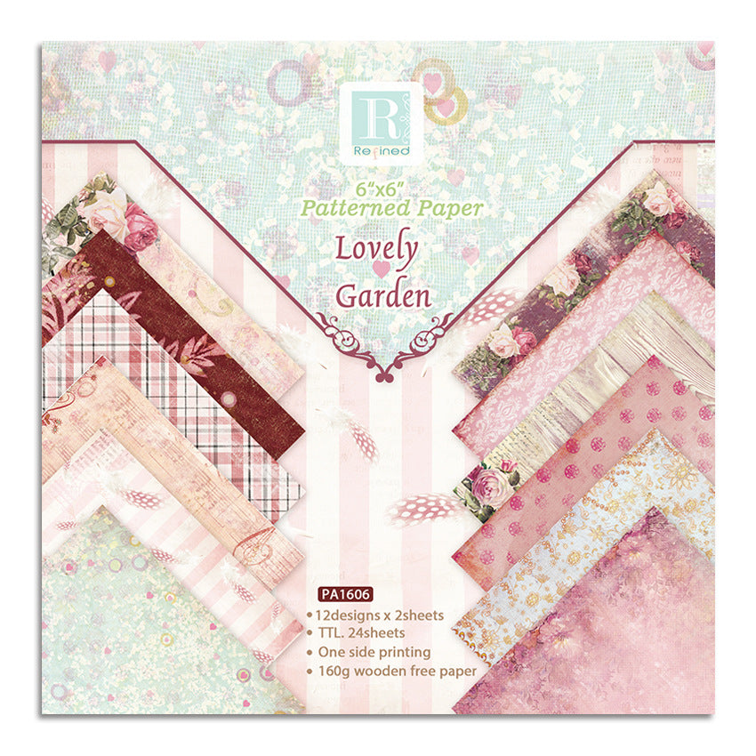 6 inch Scrapbook Paper Pad JYY6607