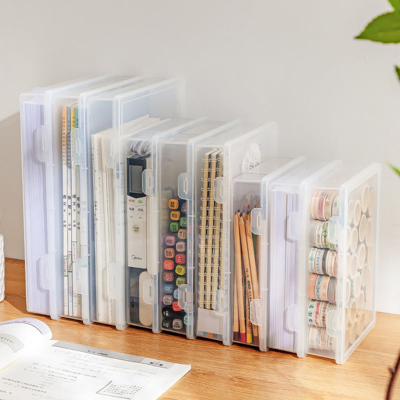Minimalist Transparent Office Storage Box