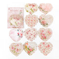 10 Pcs Floral Chintz Vintage Lace Edged Paper HKYQA