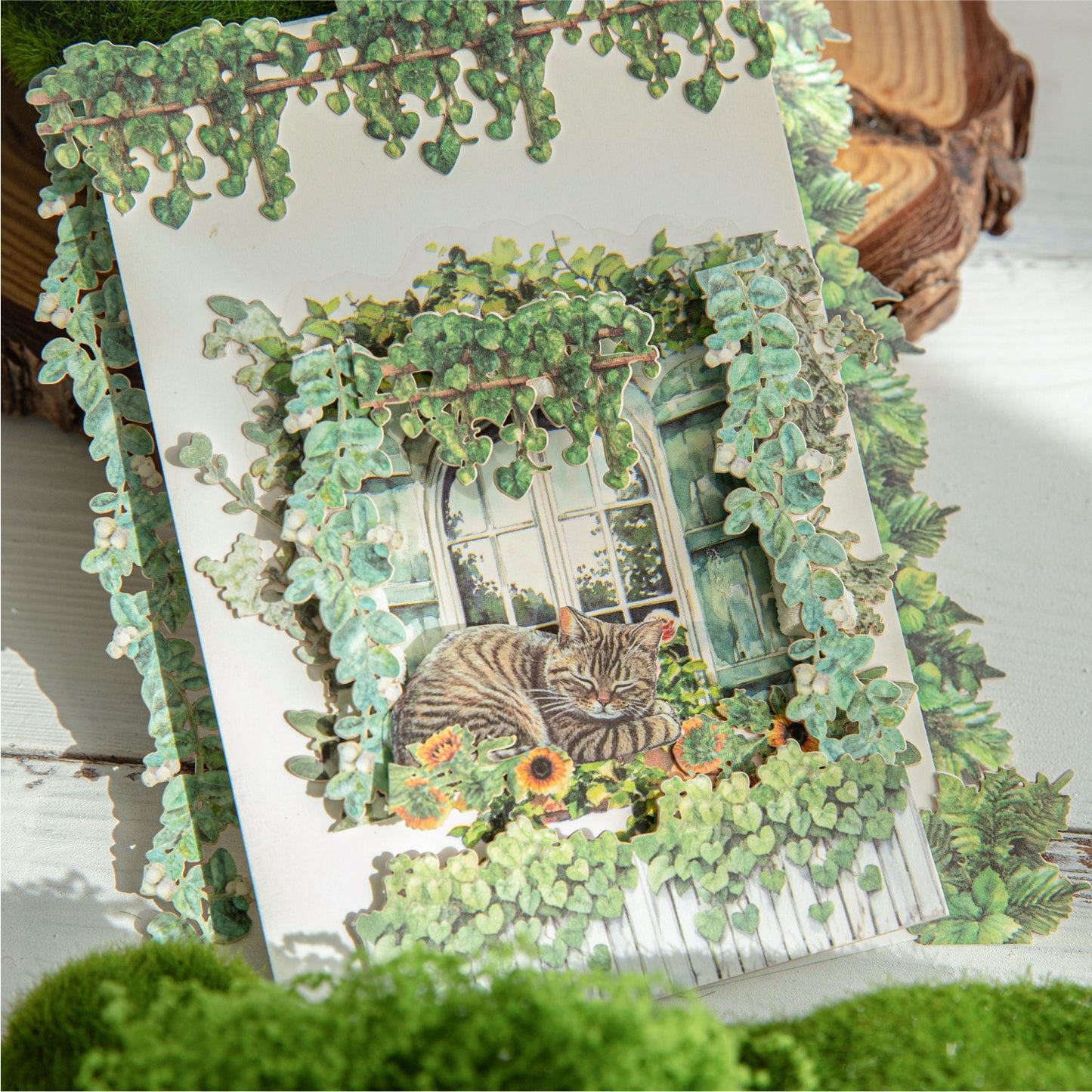 20 Pcs Fruit Flower Vine Stickers SYHZ