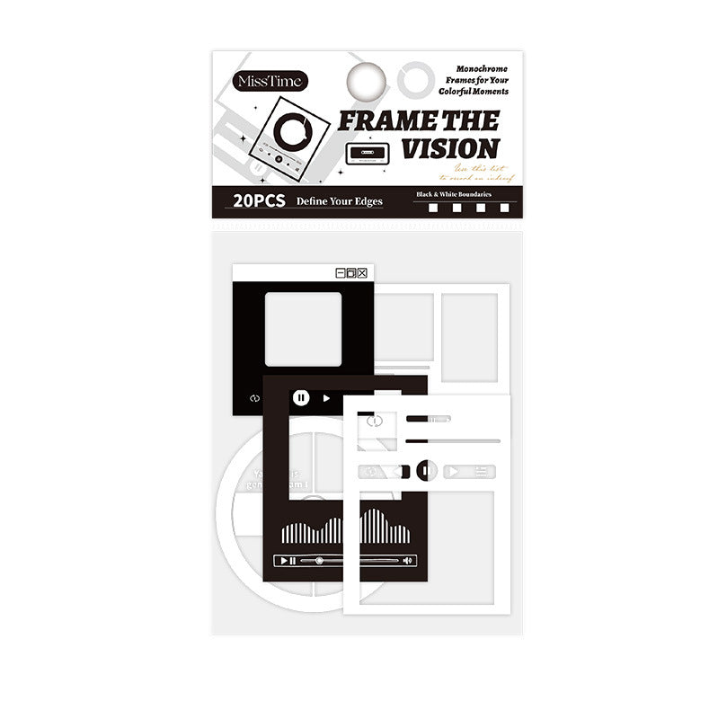 20 Pcs Movie Flim PET Stickers KGSJ