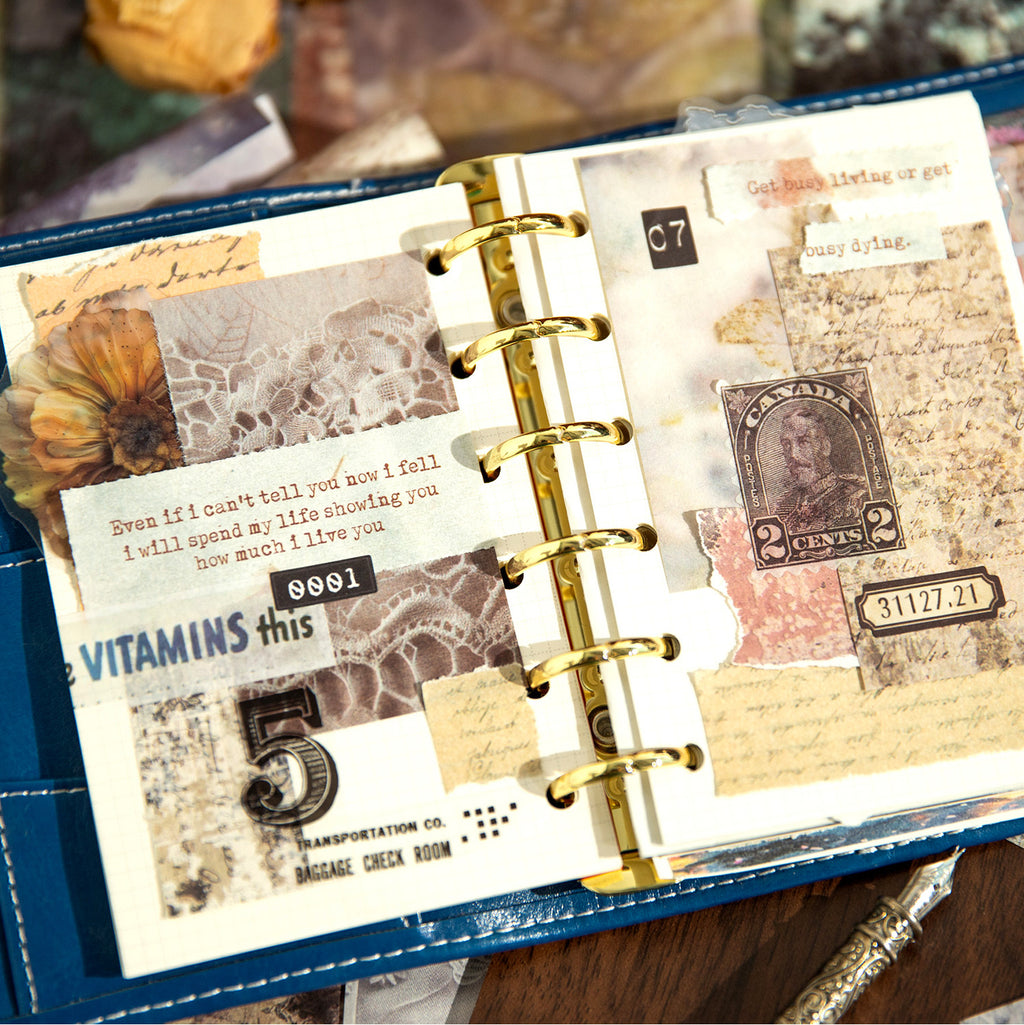 24 Pcs Vintage Scrapbook Paper BBSY