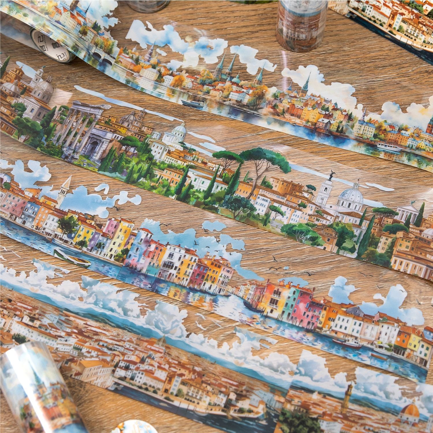 1 Roll Europe Travel Theme PET Tape HOLX