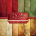 6 inch Tales Color Scrapbook Paper Pad SKP548