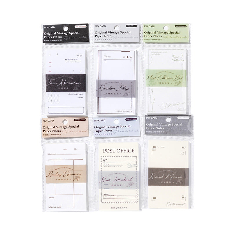 30 Pcs Creative Notepad LGBJ