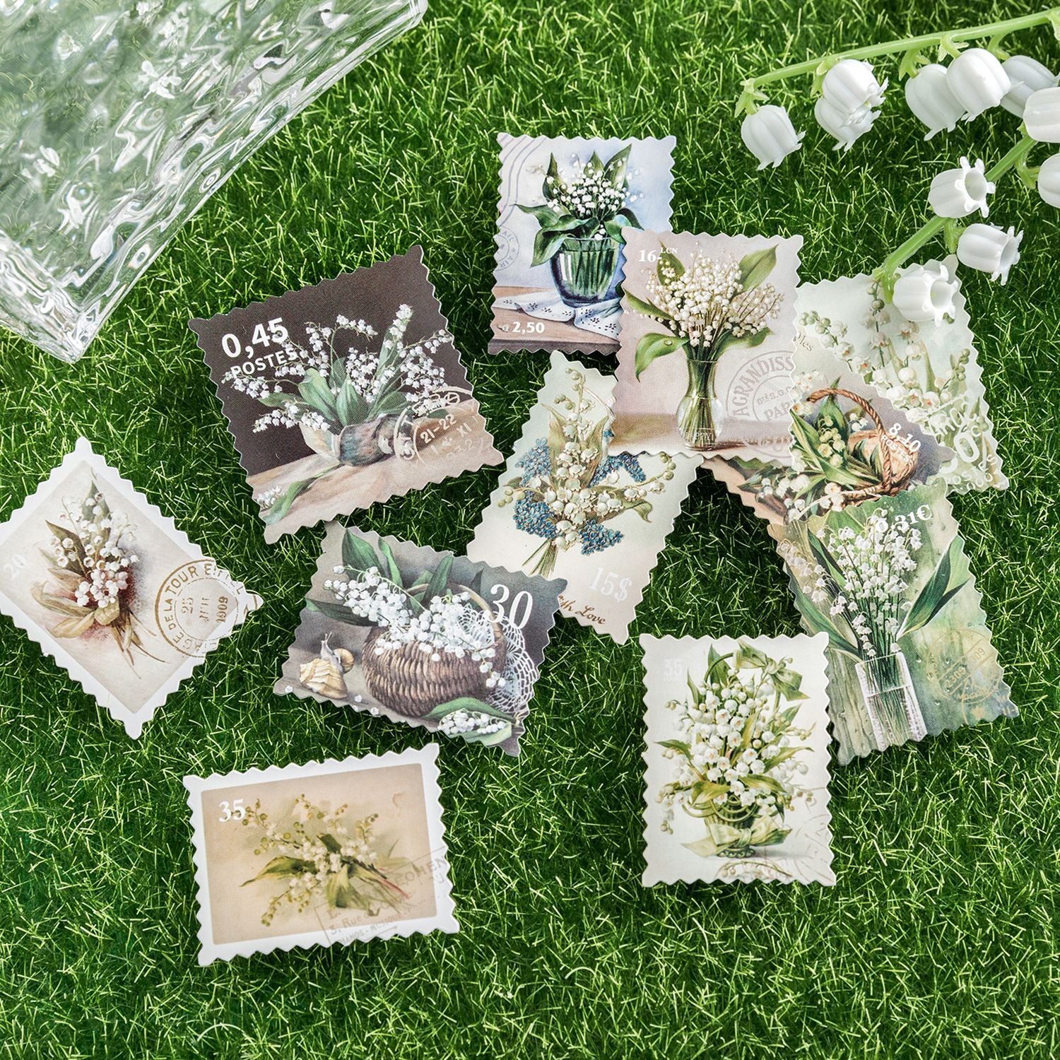 45 Pcs Creative Small Stickers JMHH