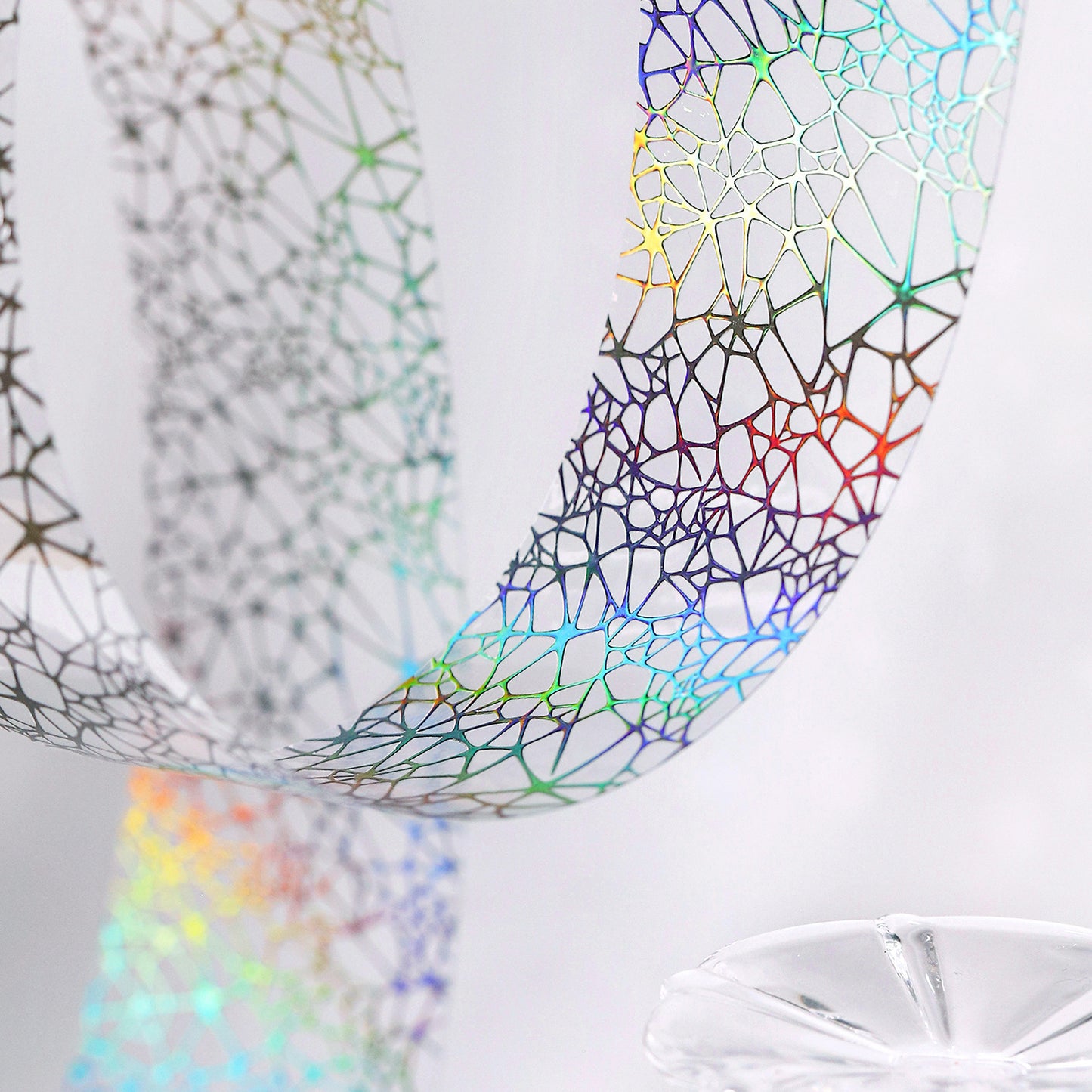 1 Roll Holographic Lace Start Web PET Tape YLXL