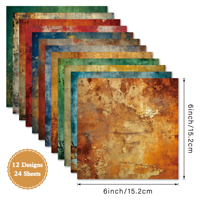 6 inch Ruin Aesthetic Scrapbook Paper Pad SKP605