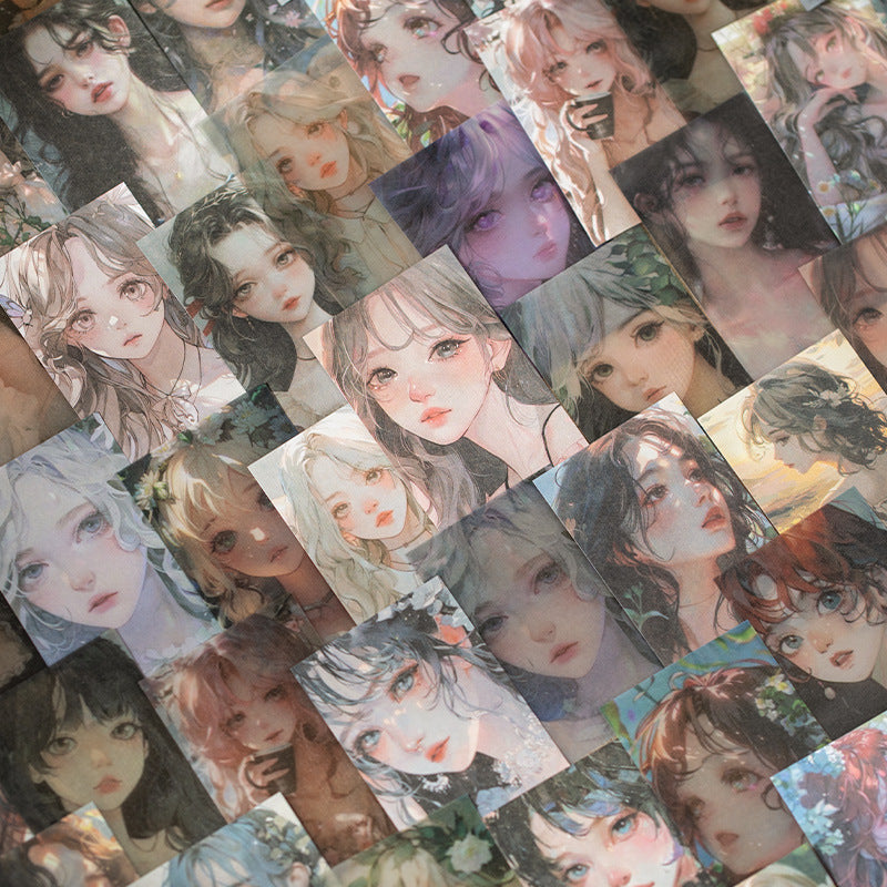 100 Pcs Vintage Mini Scrapbook Paper JYHJ